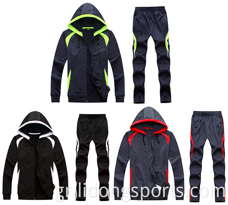 Lidong Sport Track Suit for Kids Men Design Plain Tracksuit Ropa Deportiva Hombre